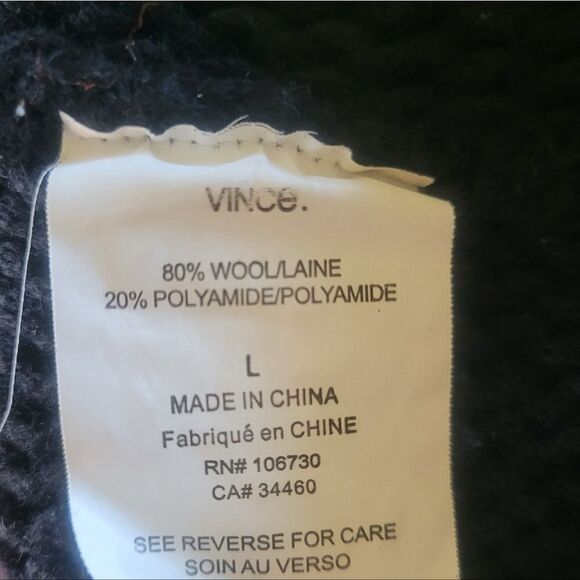 Vince Button Front 3/4 Wool Blend Cardigan Size Large - Picture 6 of 6